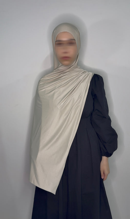 Premium Liquid Jersey - Ash Beige