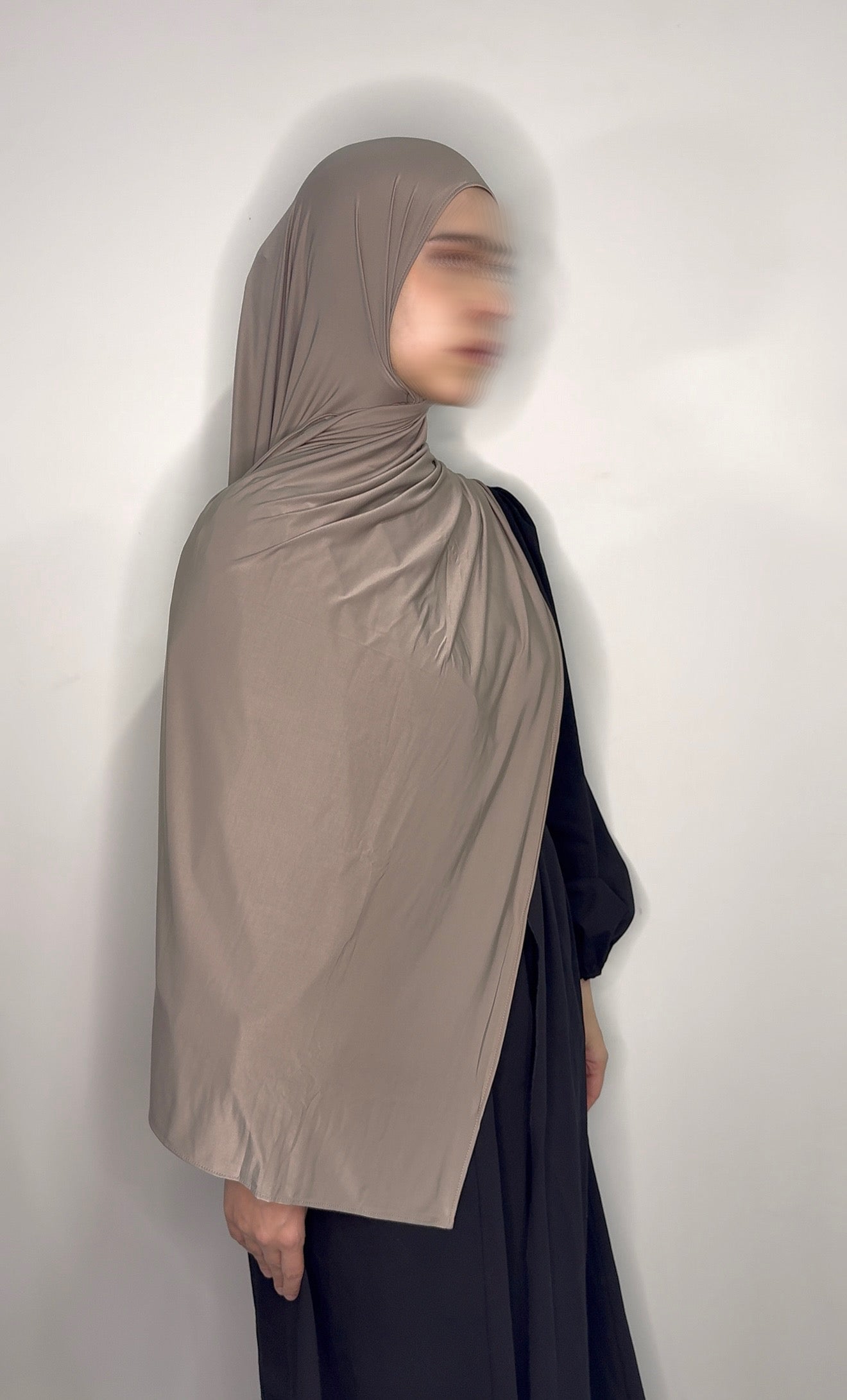 Premium Liquid Jersey - Ash Taupe