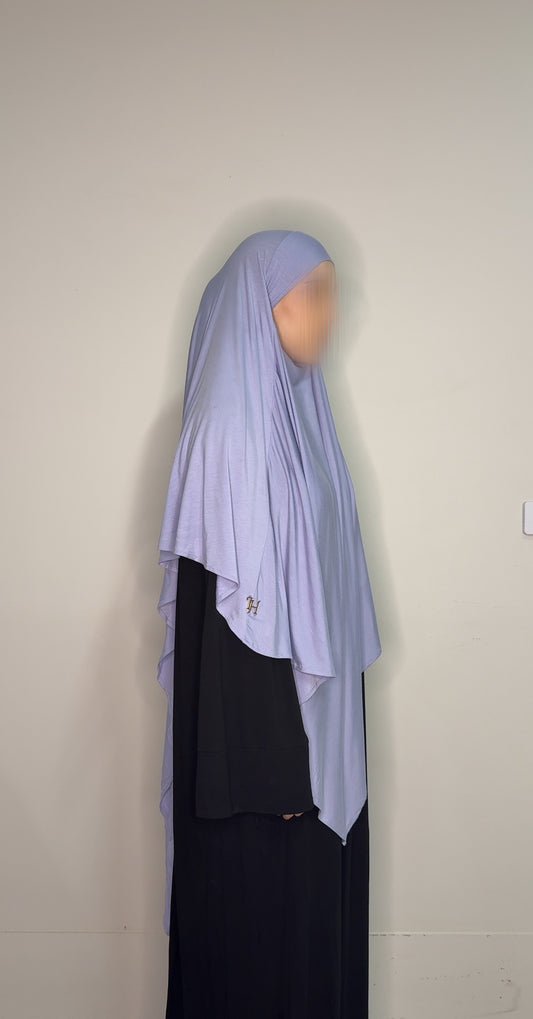Bamboo Jersey Khimar - Violet