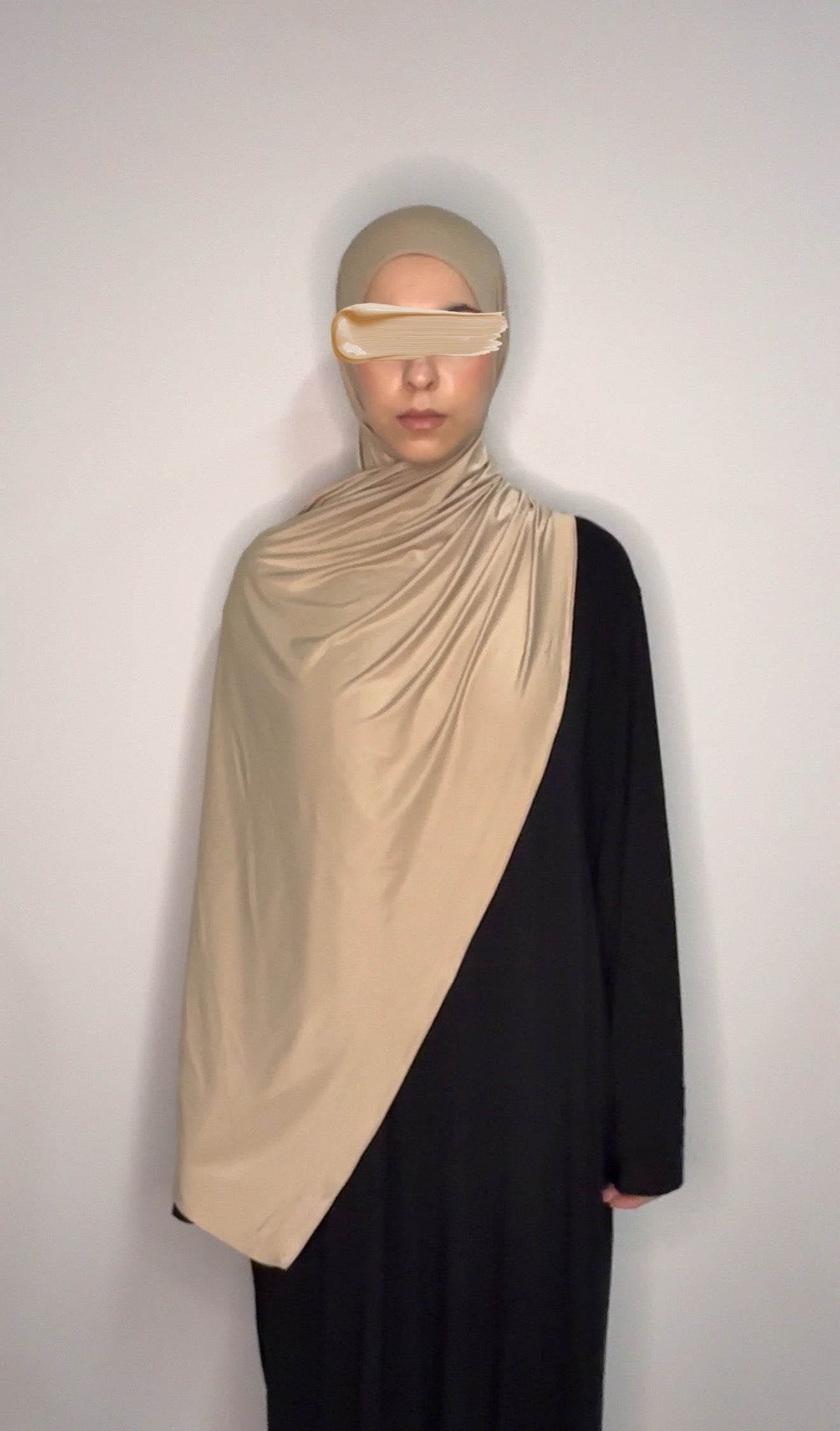 Premium Liquid Jersey - Latte beige