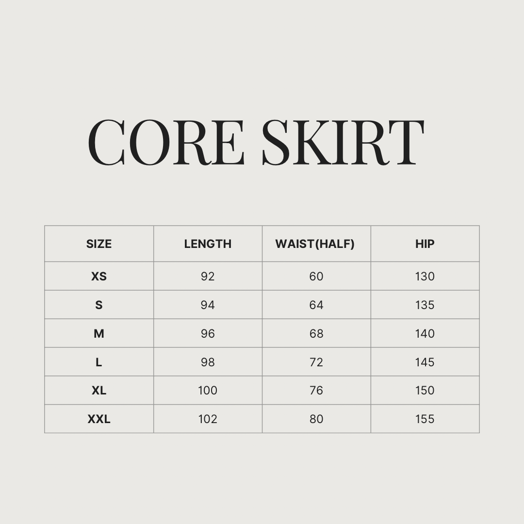 CORE SKIRT - ESPRESSO