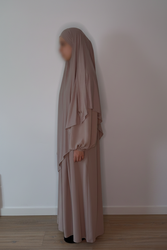 Bamboo Jersey Khimars - Beige