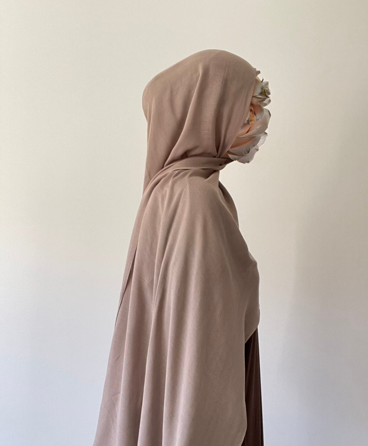 Oatmeal- Modal Hijab Set