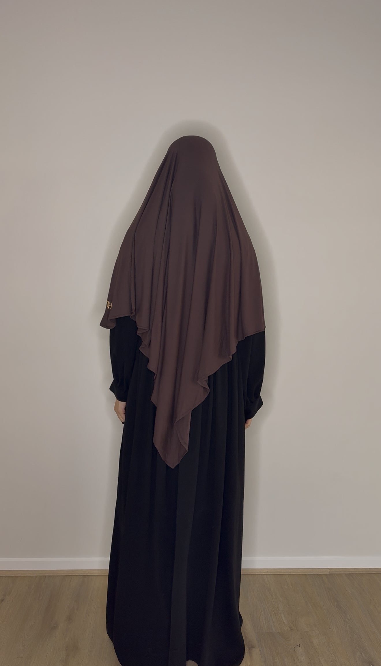 Short Bamboo Jersey Khimar - Espresso