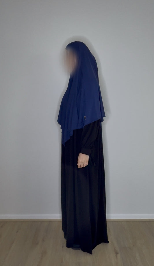 Short Bamboo Jersey Khimar - Bright Navy
