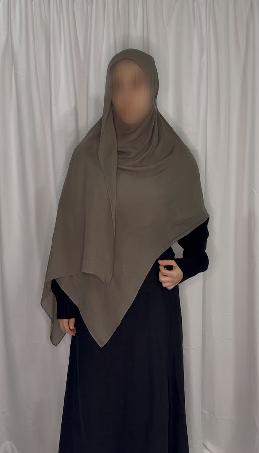 Deep Clay - Modal Hijab Set
