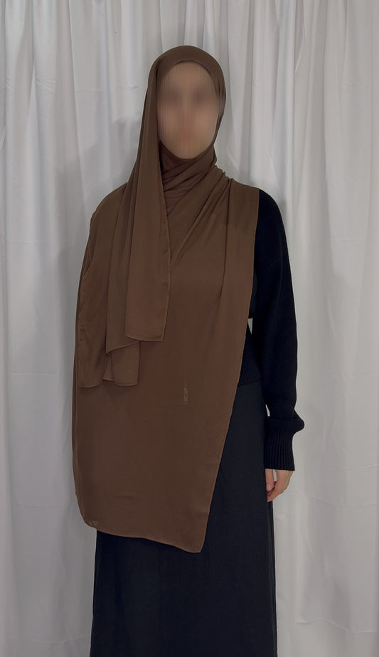 Warm Chocolate - Modal Hijab Set