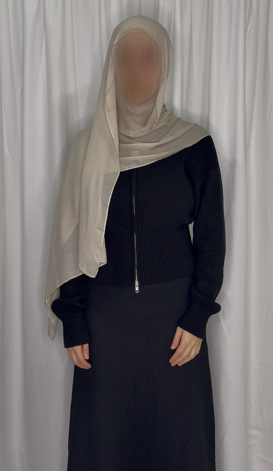 Sand - Modal Hijab Set