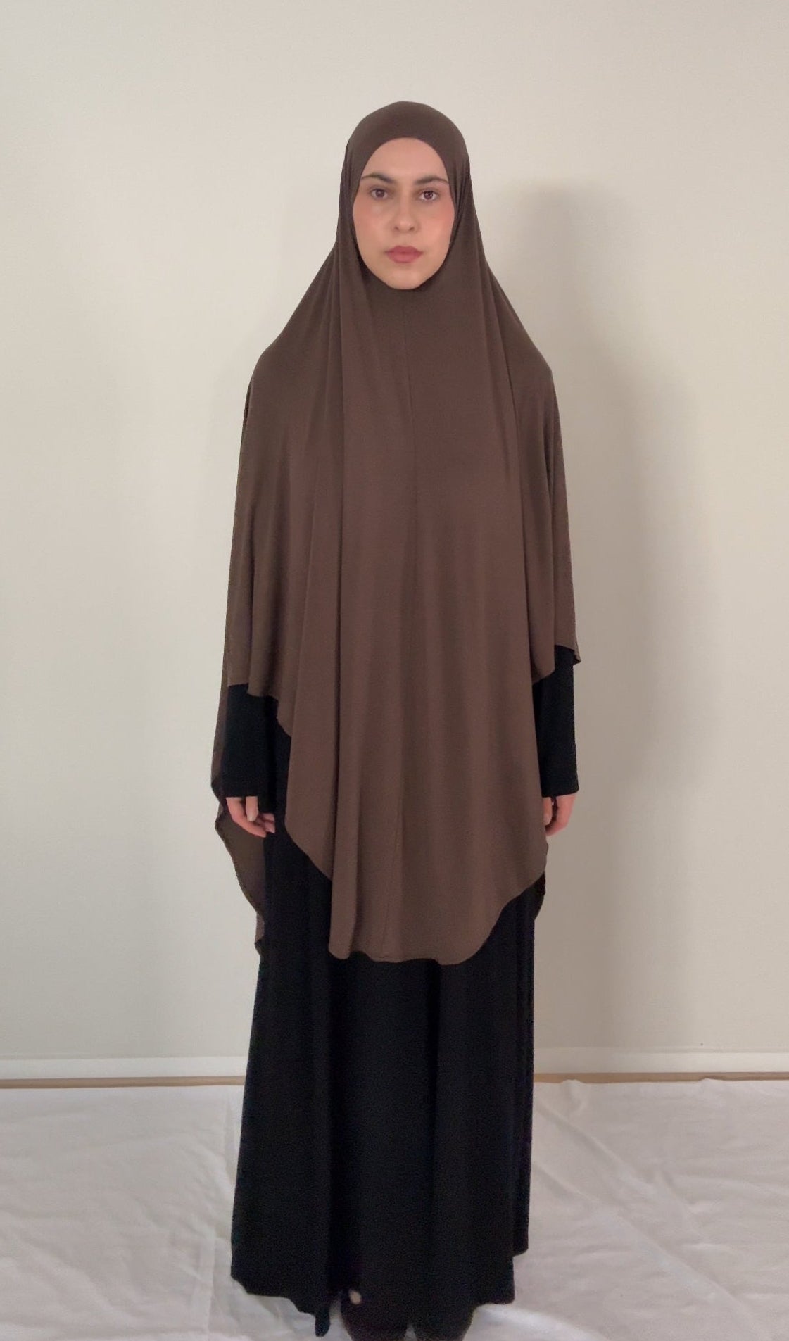 Maxi Bamboo Jilbab - Espresso