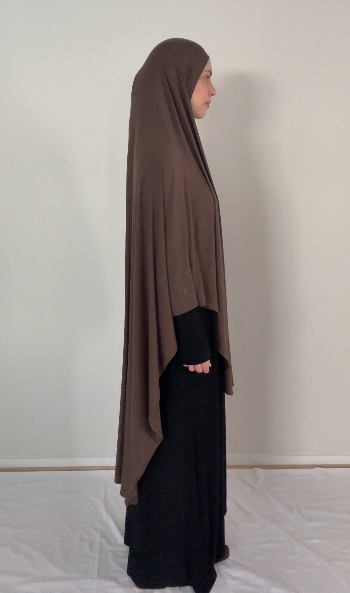 Maxi Bamboo Jilbab - Espresso