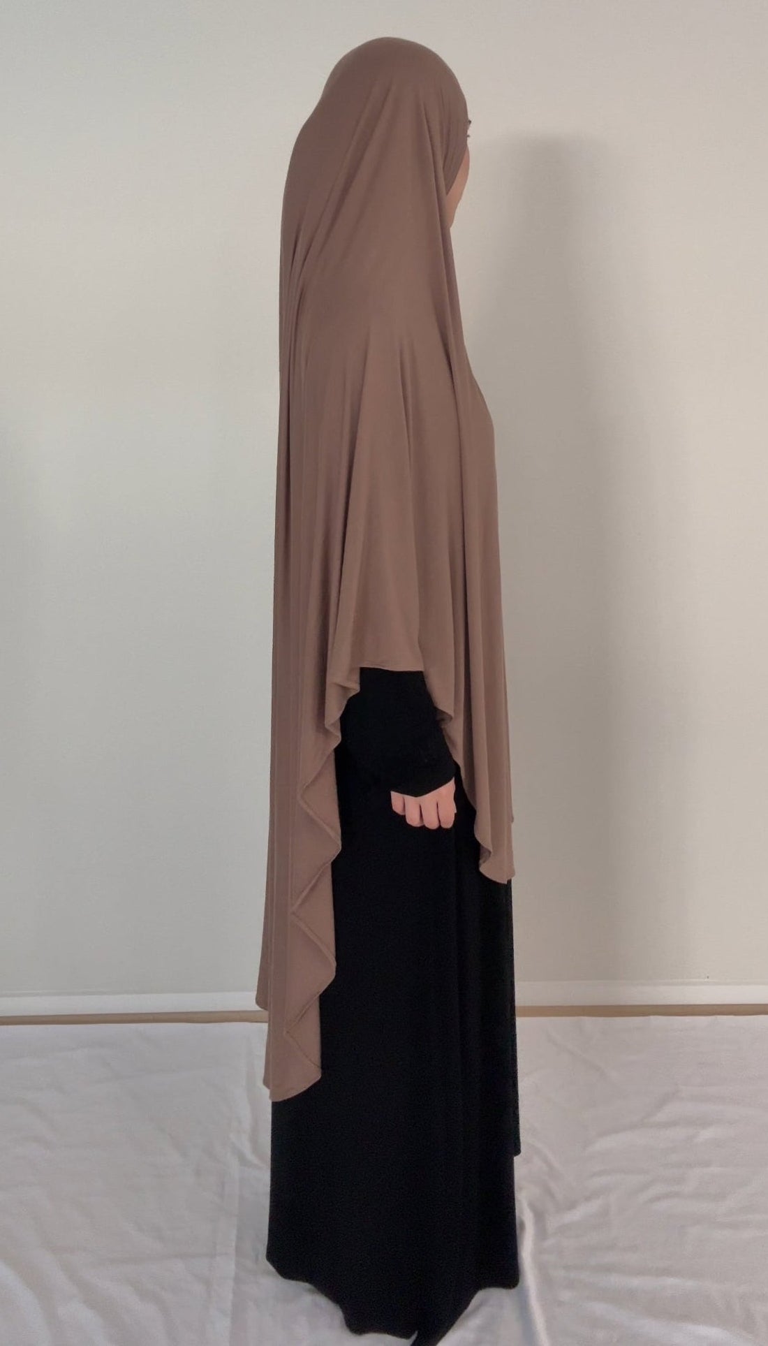 Maxi Bamboo Jilbab - Mocha