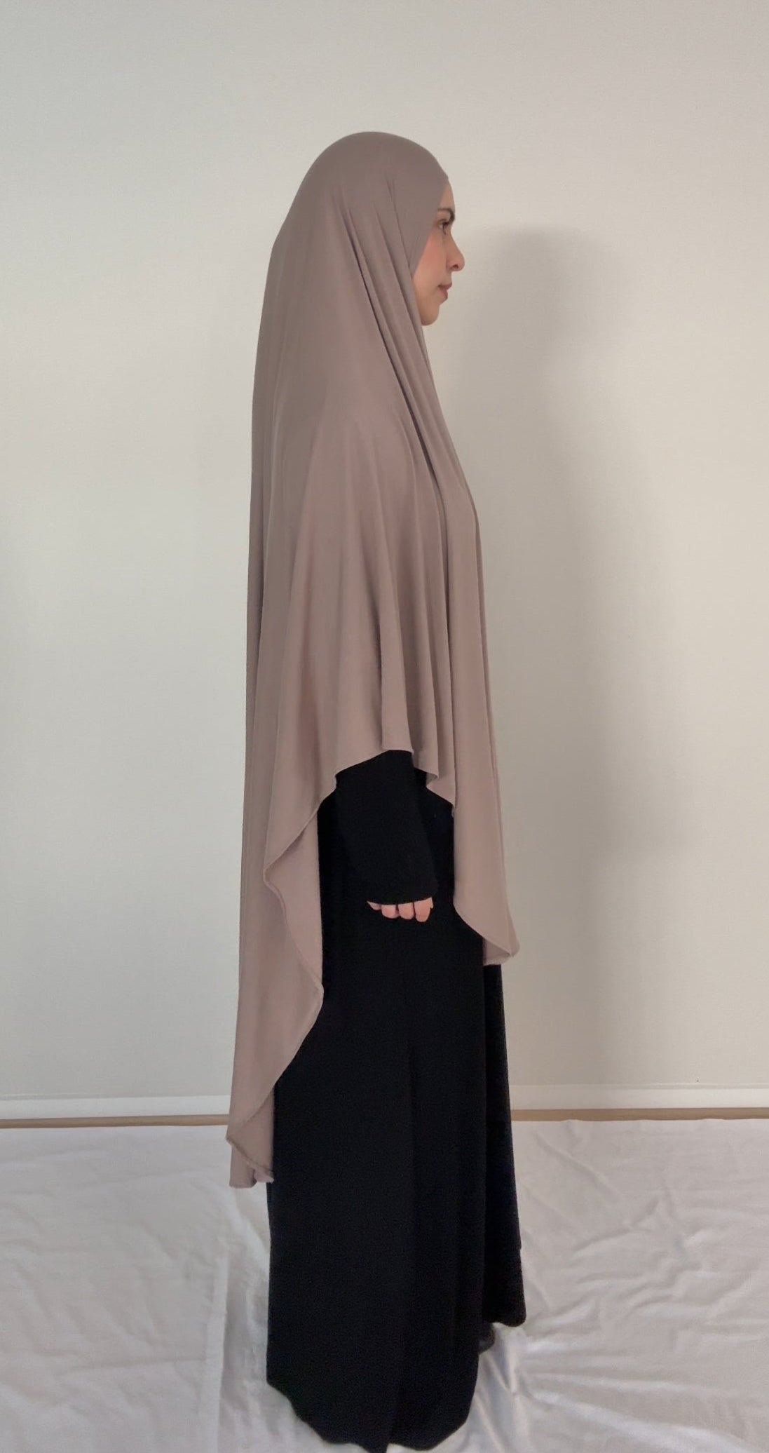 Maxi Bamboo Jilbab - Taupe